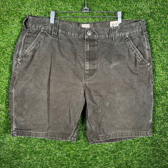 Red Head Brand Co Other - Red Head Brand Co Mens 42 Carpenter Shorts Faded Black Canvas Utility Workwear